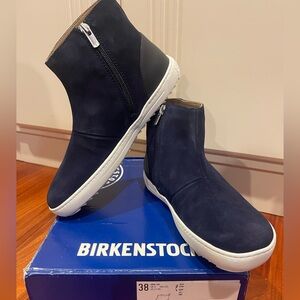 Birkenstock Myra Navy Suede Boots